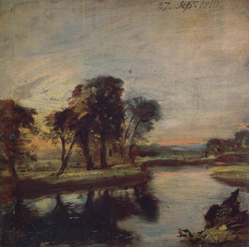 John Constable The Stour 27 September 1810 Spain oil painting art